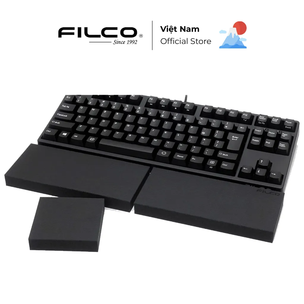 Ảnh Kê tay bàn phím cơ Filco Animal Free Leather Macaron - L3 Black (Kiểu tách) - Hàng Chính Hãng 4