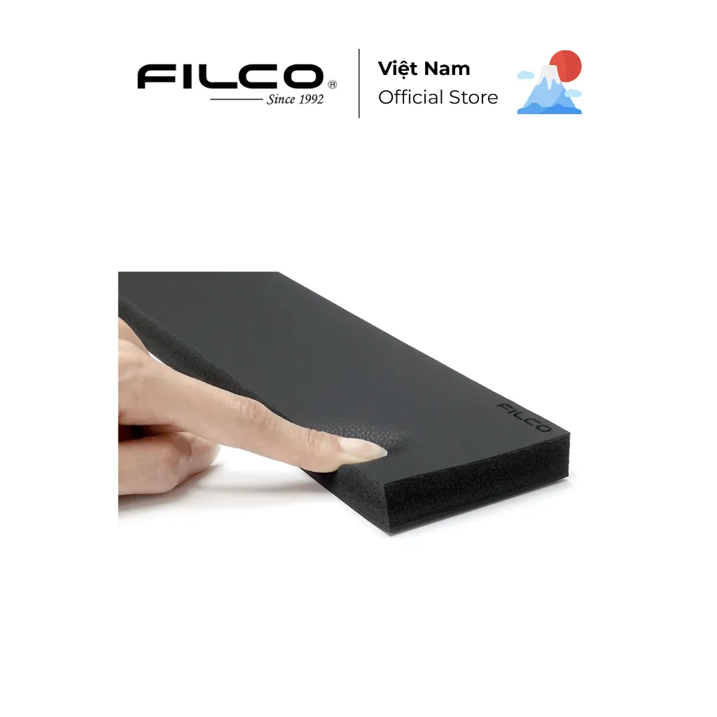 Ảnh Kê tay bàn phím cơ Filco Animal Free Leather Macaron - Black - Hàng Chính Hãng 3