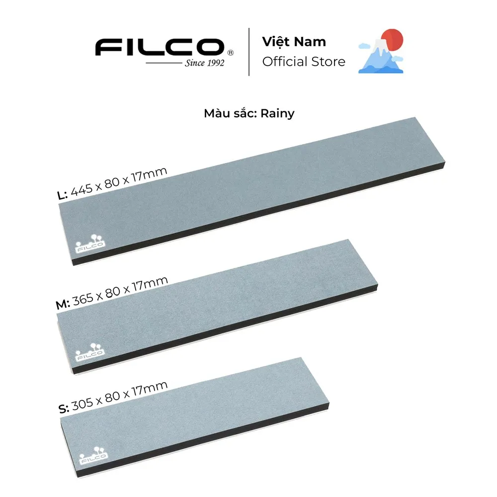 Ảnh Kê tay Filco Majestouch Wrist rest Macaron dày 17mm Đế Poron cao cấp - Hàng Chính Hãng 2