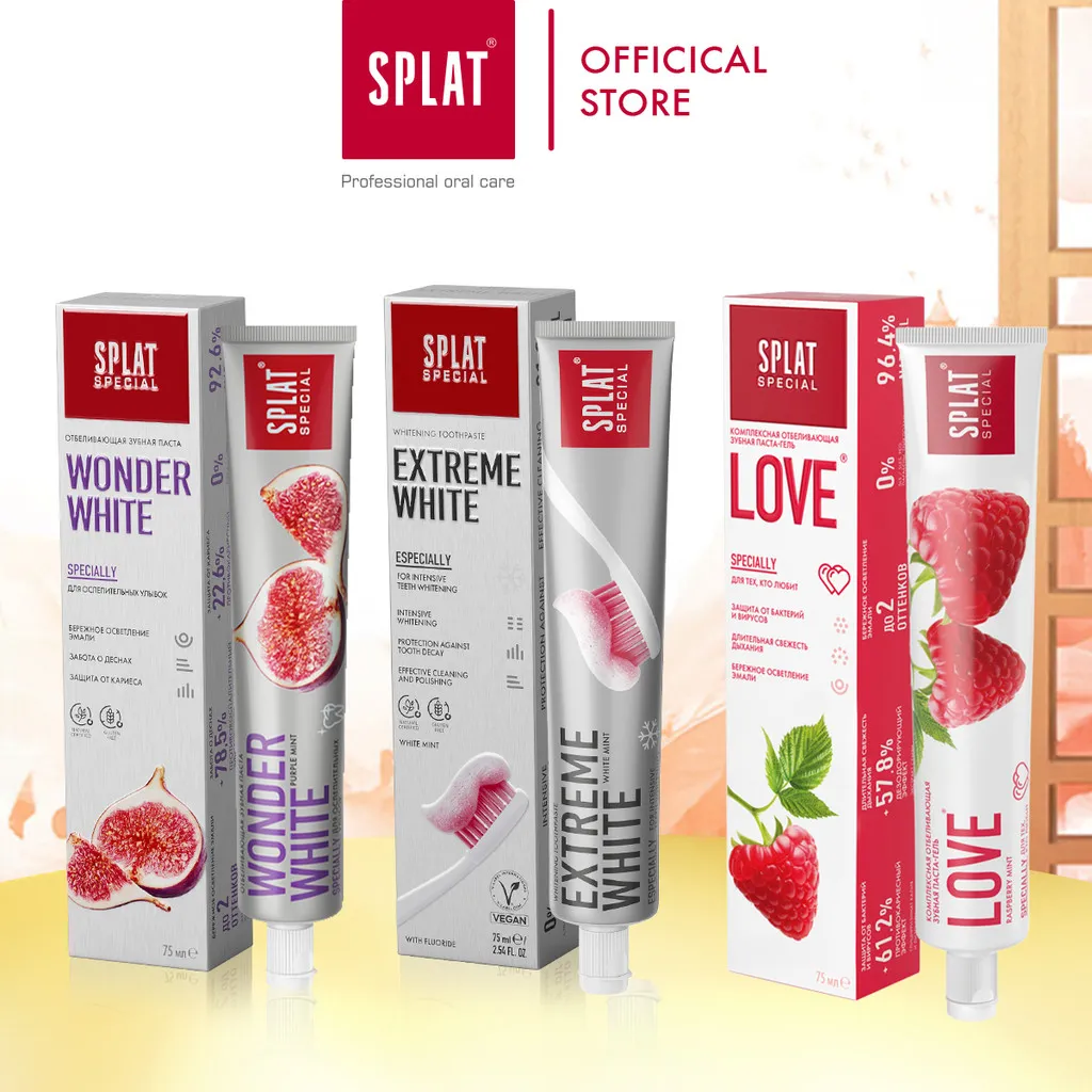 Ảnh Kem Đánh Răng Cho Hơi Thở Thơm Mát SPLAT Special series Dạng Gel Làm Sạch Mảng Bám 75ml 1