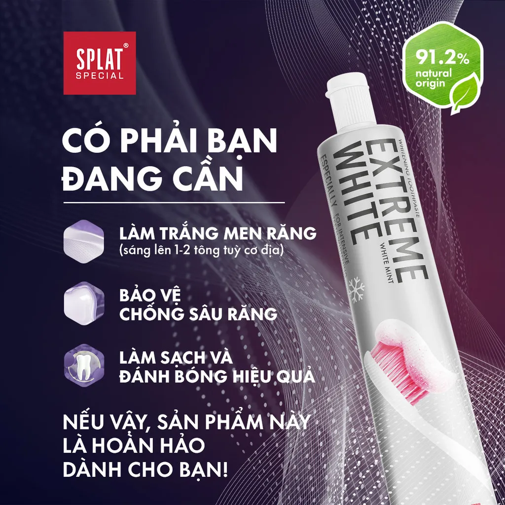 Ảnh Kem Đánh Răng Cho Hơi Thở Thơm Mát SPLAT Special series Dạng Gel Làm Sạch Mảng Bám 75ml 2
