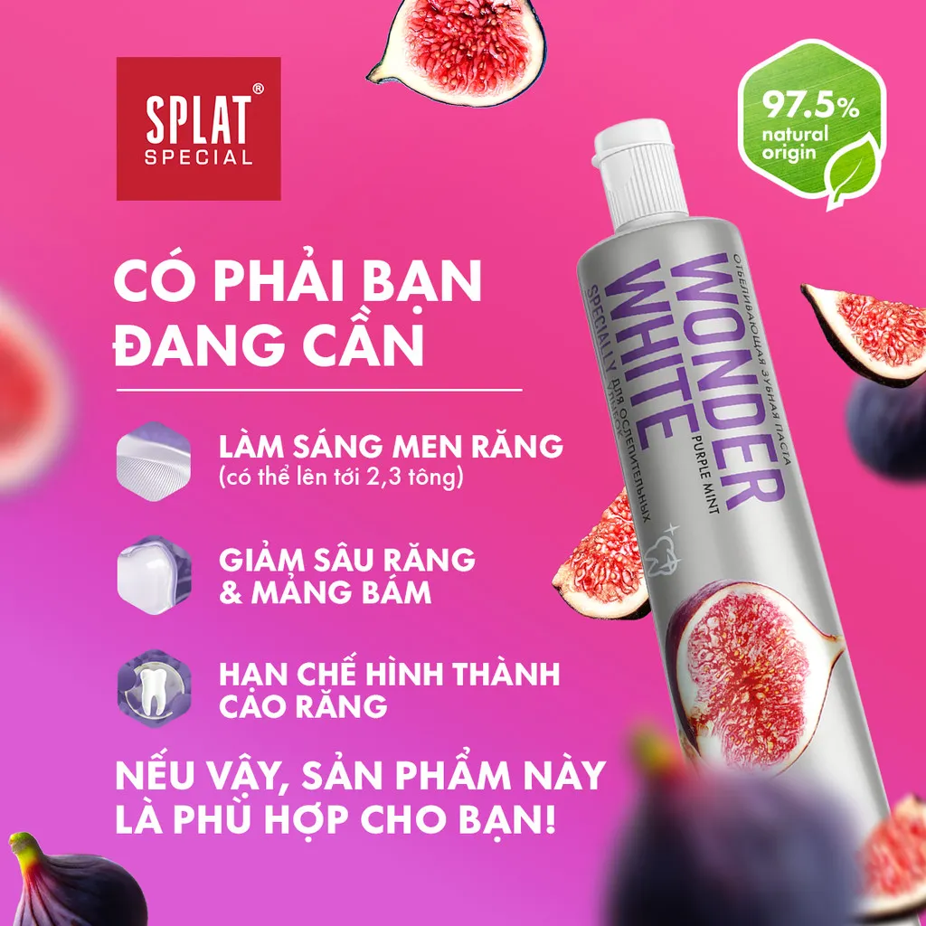 Ảnh Kem Đánh Răng Cho Hơi Thở Thơm Mát SPLAT Special series Dạng Gel Làm Sạch Mảng Bám 75ml 4