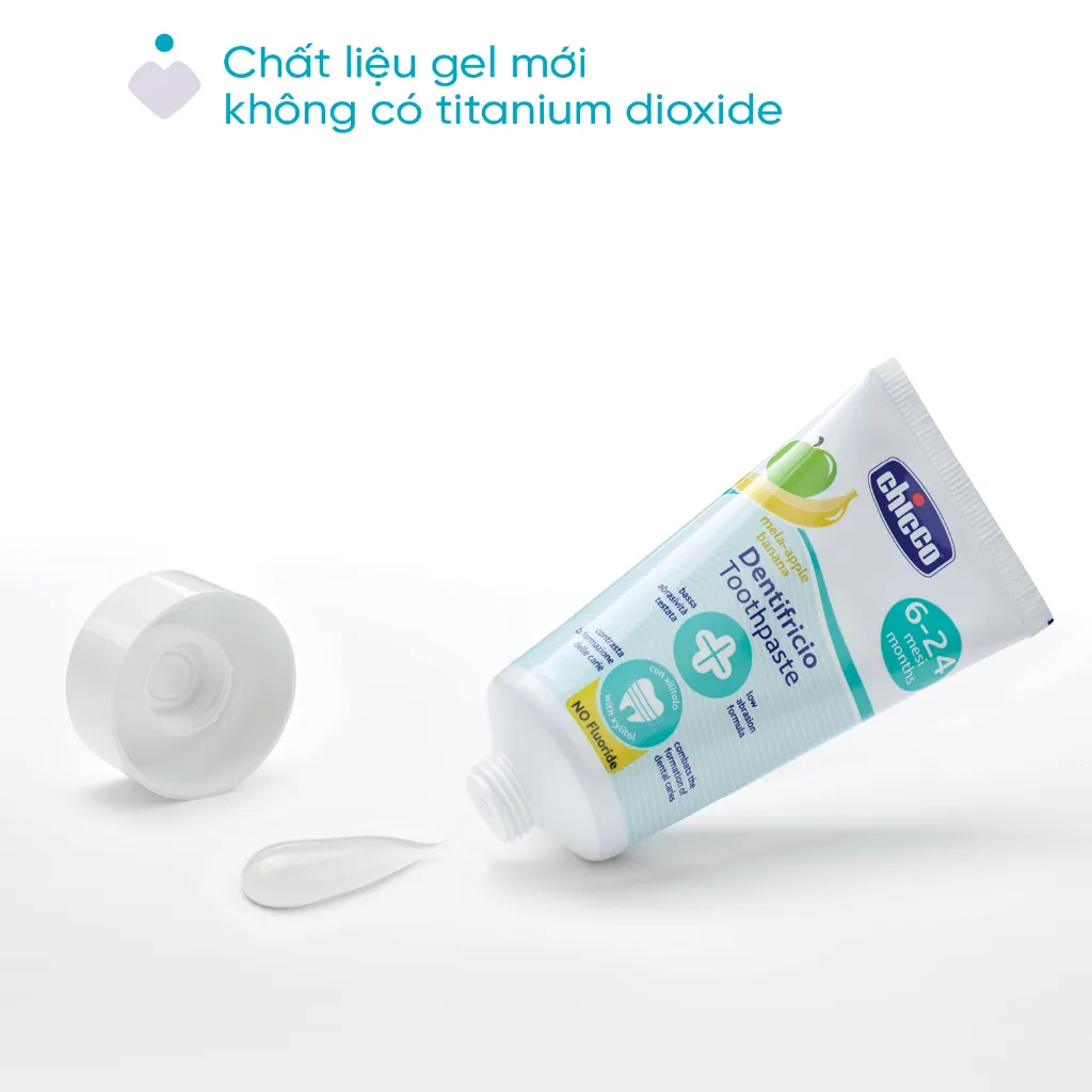 Ảnh Kem đánh răng hương Chuối - Táo Chicco 6M+ 50ml 4