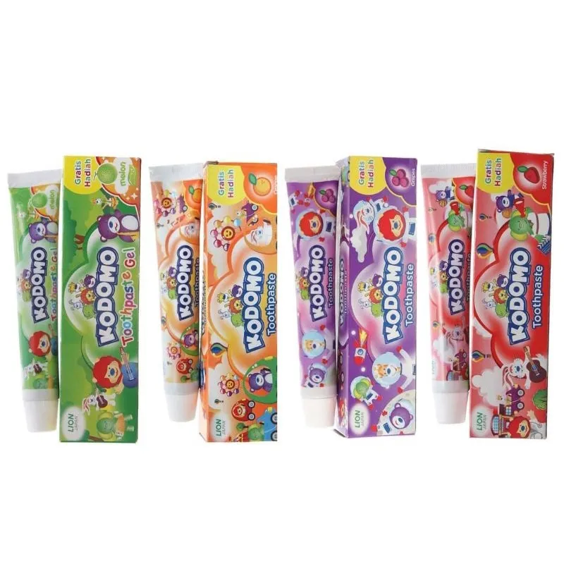 Ảnh Kem đánh răng Kodomo đủ hương 45-60gr cho bé từ 3 tuổi 2