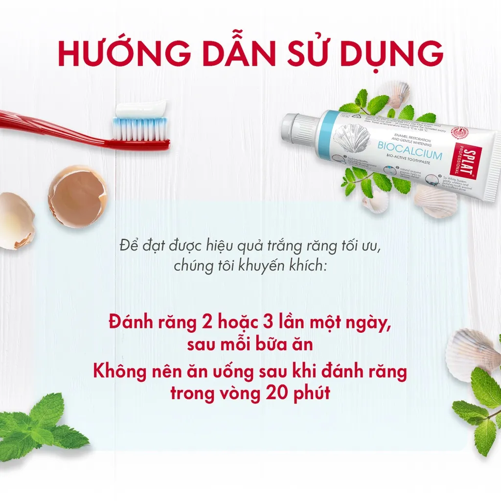 Ảnh Kem Đánh Răng SPLAT Biocalcium Professional series Bảo Vệ Răng Toàn Diện An Toàn, Hiệu Quả Dung Tích 20ml 4