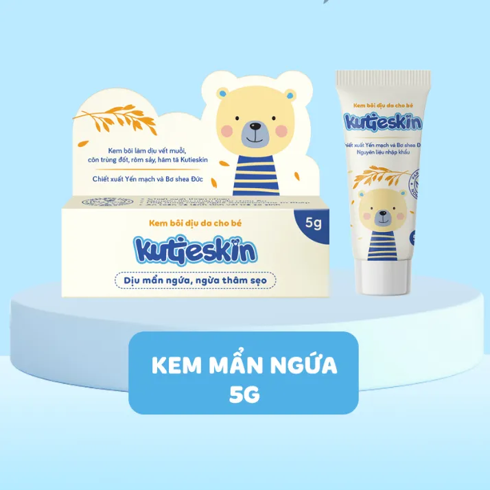 Ảnh Kem bôi dịu da cho bé Kutieskin 5gr 1