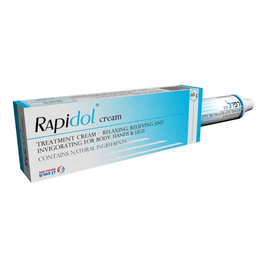 Ảnh Kem bôi giảm đau nhức và viêm khớp RAPIDOL Dan pharm Tube 60g xuất xứ ISRAEL - POLIPHARM 3