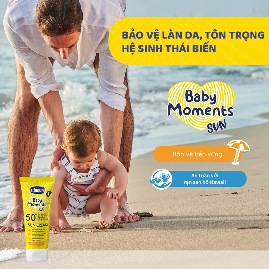 Ảnh Kem chống nắng 3 tác động SPF 50+ Chicco 2