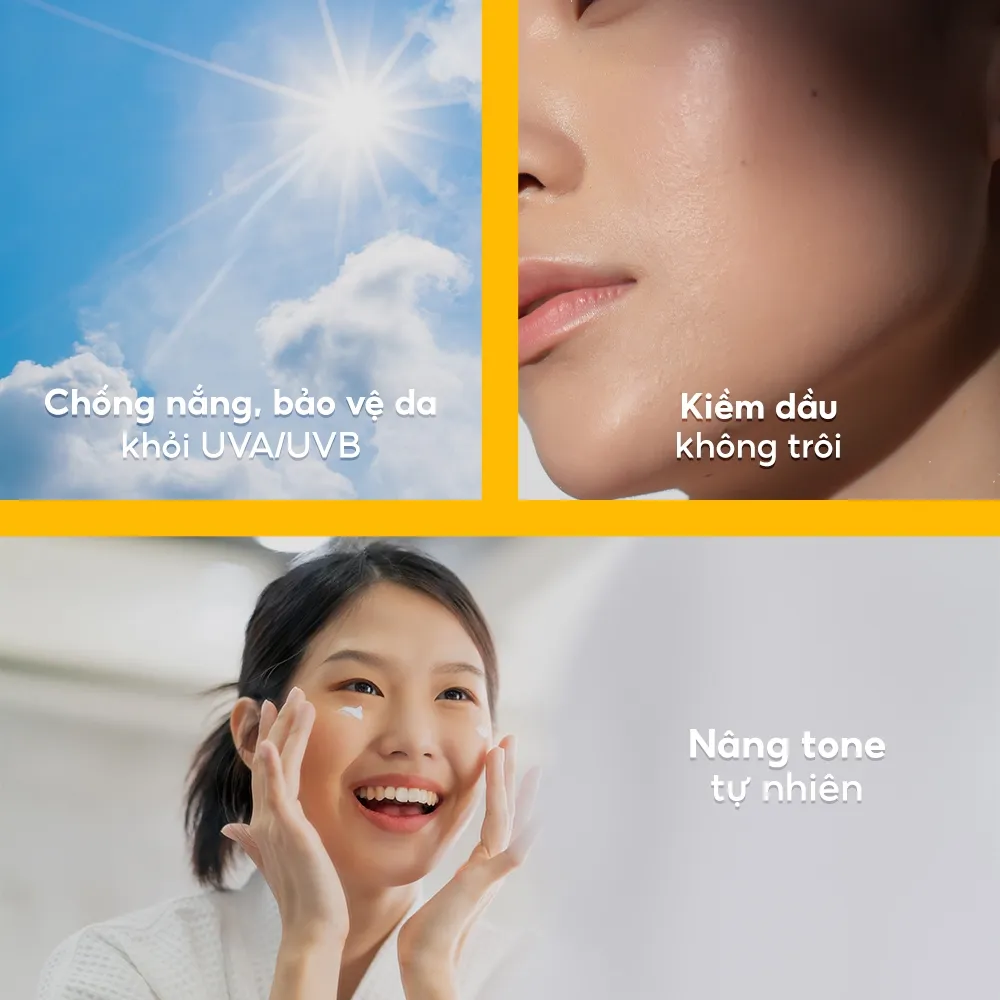 Ảnh Kem chống nắng dạng nước kiềm dầu Tenamyd Aqua Sun Serum Skincare SPF 50/ PA+++ dành cho da dầu 70ml 3