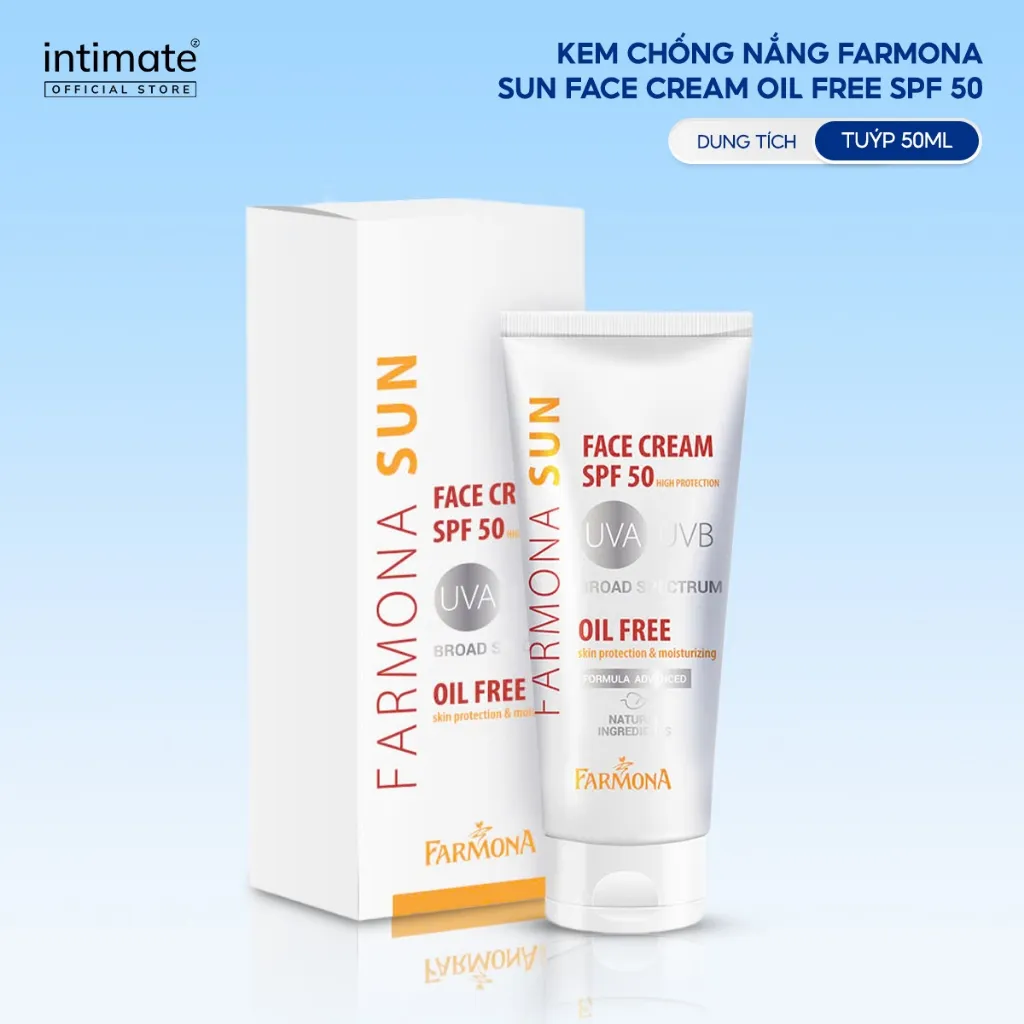 Ảnh Kem Chống Nắng SPF50 Farmona Giúp Làm Giảm Nguy Cơ Da Bị Cháy Nắng, Bị Bỏng Nắng, Bị Dị Ứng Ánh Nắng Tuýp 50ml 4