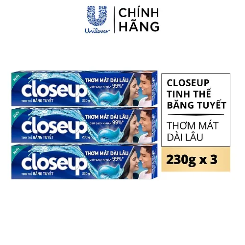 Ảnh Kem Đánh Răng Closeup Gel Sạch Khuẩn Cho Hơi Thở Thơm Mát Bất Tận 230G/Tuýp 1