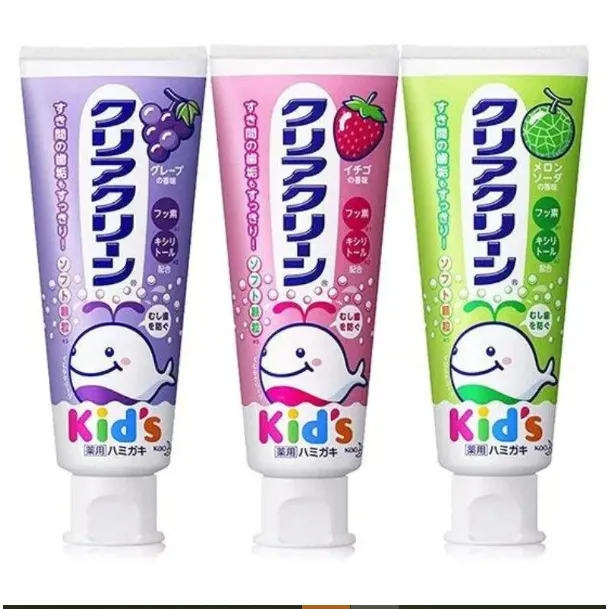 Ảnh Kem Đánh Răng Trẻ Em Nuốt Được KIDS KAO Nhật Bản 70g An Toàn Cho Bé 3