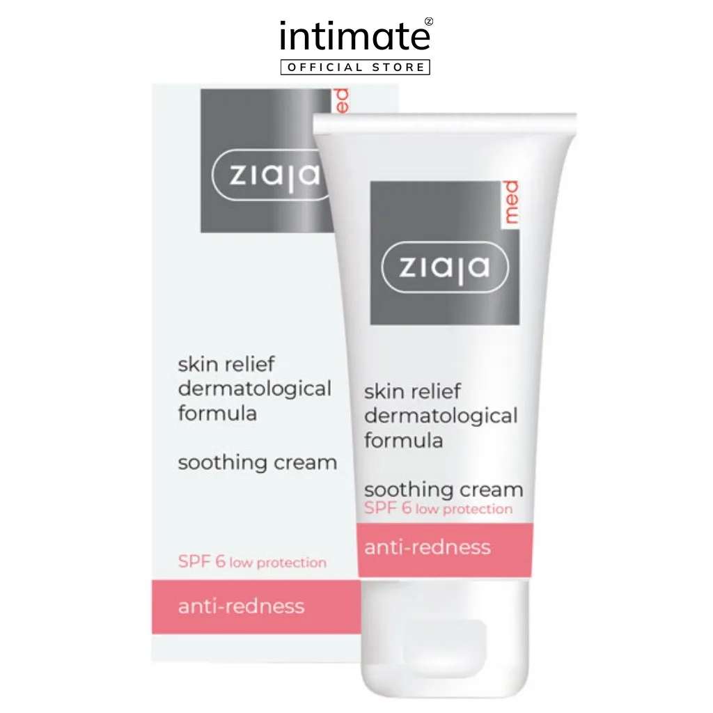 Ảnh Kem Dịu Da Ngừa Mẩn Đỏ Ziaja Med Skin Relief Dermatological Formula Cho Da Nhạy Cảm, Bị Kích Ứng 50ml 2