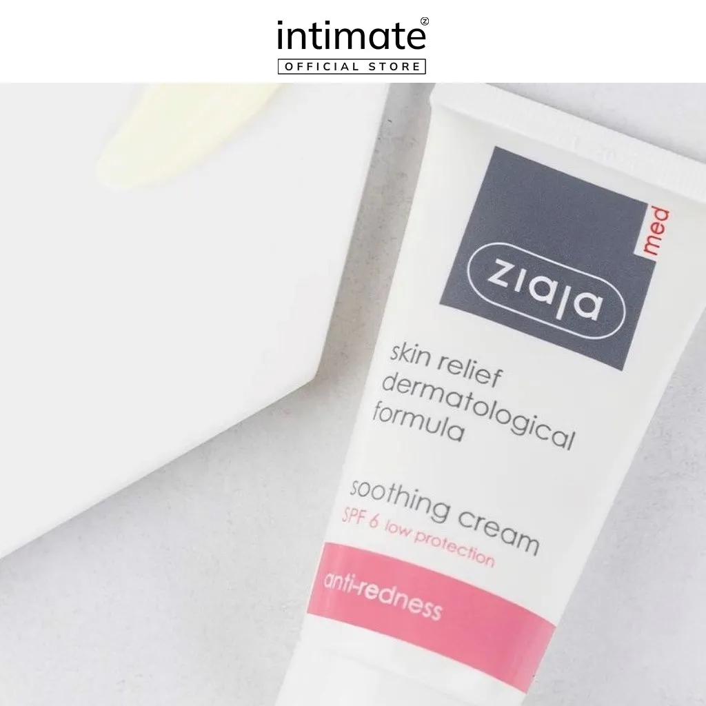 Ảnh Kem Dịu Da Ngừa Mẩn Đỏ Ziaja Med Skin Relief Dermatological Formula Cho Da Nhạy Cảm, Bị Kích Ứng 50ml 3