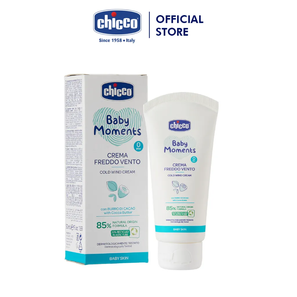 Ảnh Kem dưỡng ẩm Bơ Cacao Chicco Cold Wind 0M+ 50ml 1