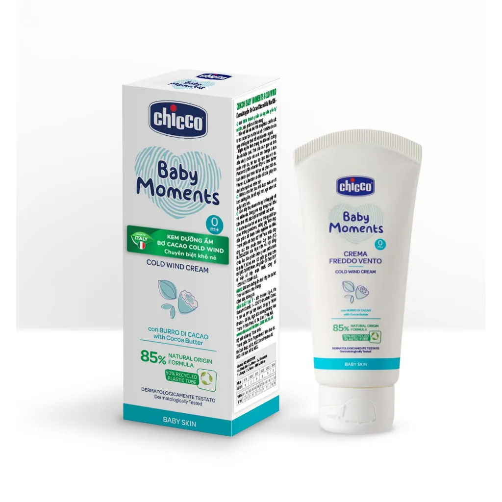 Ảnh Kem dưỡng ẩm Bơ Cacao Chicco Cold Wind 0M+ 50ml 4