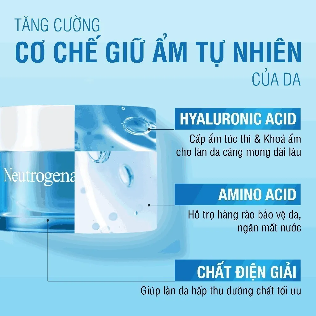 Ảnh Kem dưỡng ẩm cấp nước Neutrogena Hydro Boost Water Gel 50g _Tặng Tuýp 15g (Quà ko hiện giỏ) 2
