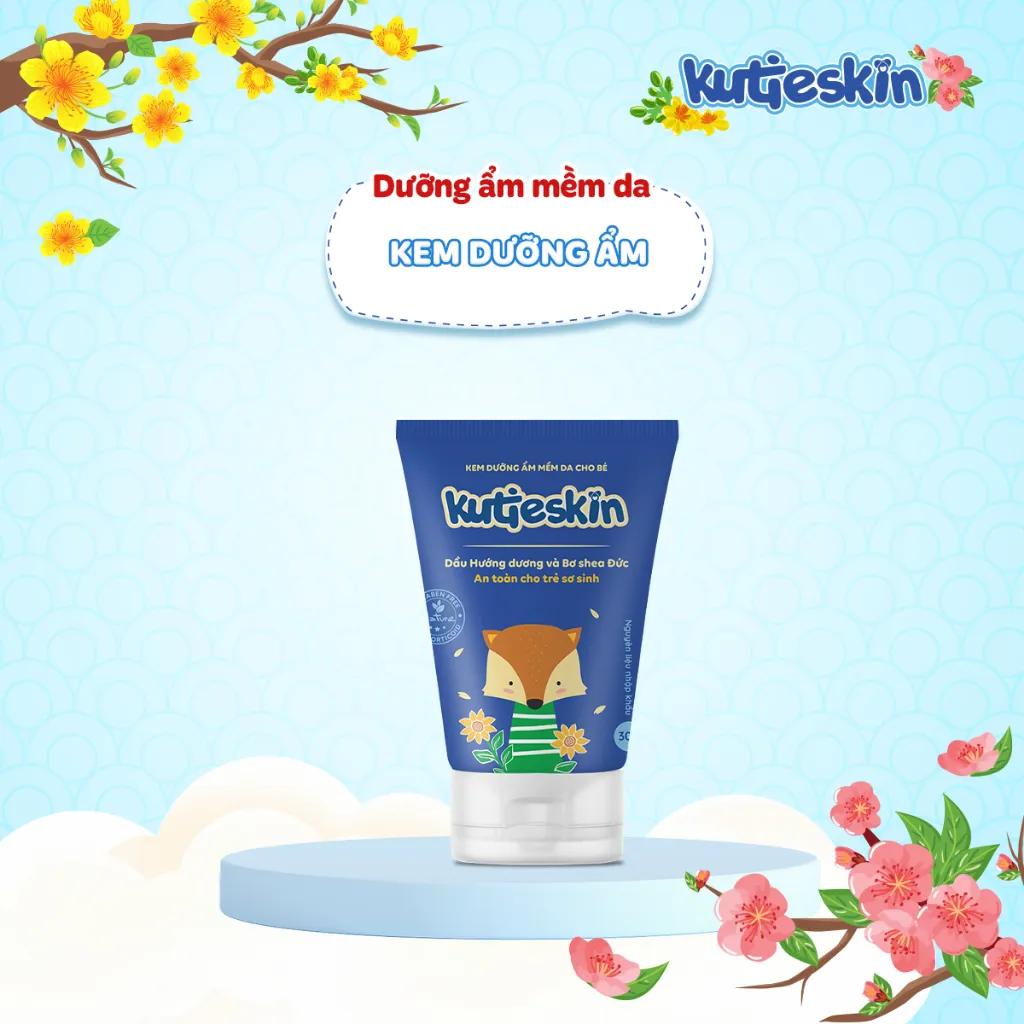 Ảnh Kem dưỡng ẩm mềm da cho bé Kutieskin - KKA01/03 1