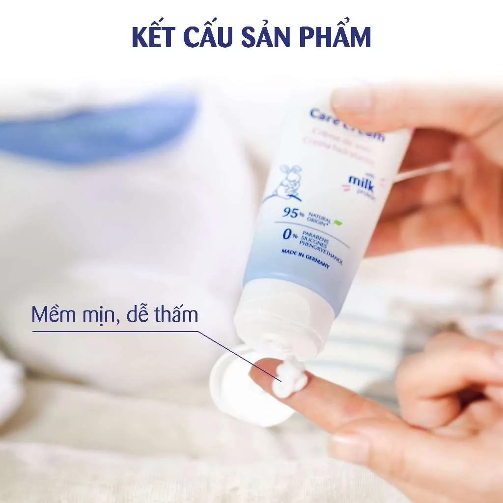 Ảnh Kem dưỡng ẩm Sanosan Baby với protein sữa thủy phân 0M+ 100ml 4