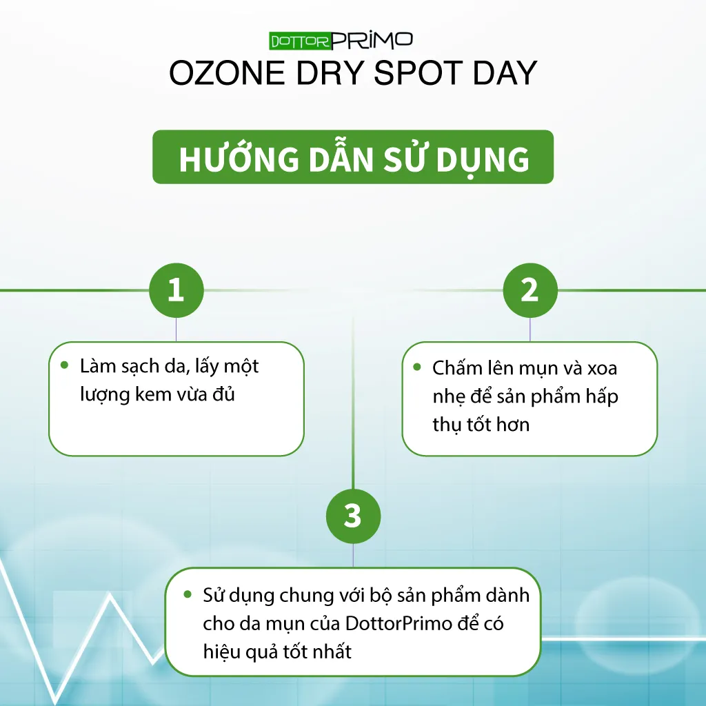 Ảnh Kem Giảm Mụn Ban Ngày DottorPrimo Ozone Dry Spot Day 15ml - Làm Mờ Vết Thâm Do Mụn, Làm Đều Màu Da 4