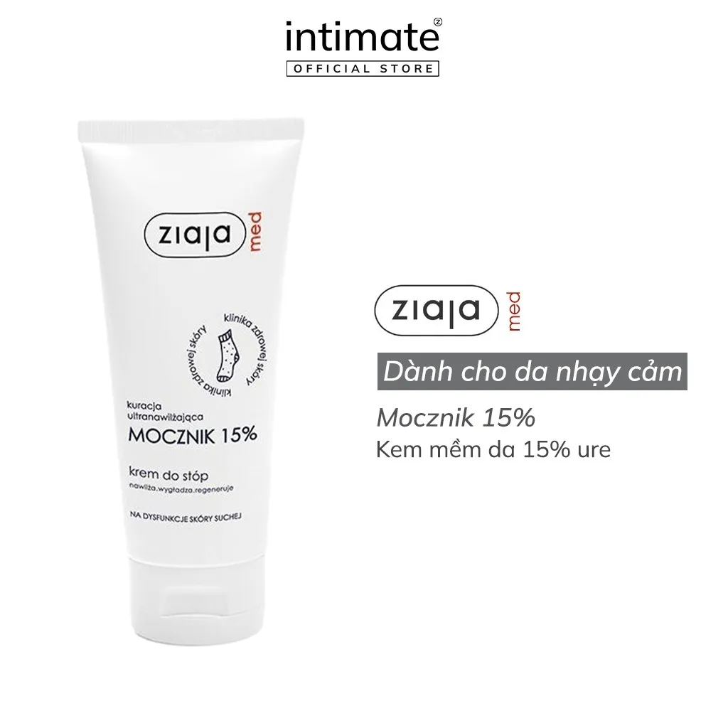 Ảnh Kem Mềm Da 15% Urê Ziaja Med ZIAJA Giúp Giảm Thô Ráp, Nứt Nẻ Và Cung Cấp Độ Ẩm Cho Da 100ml 1
