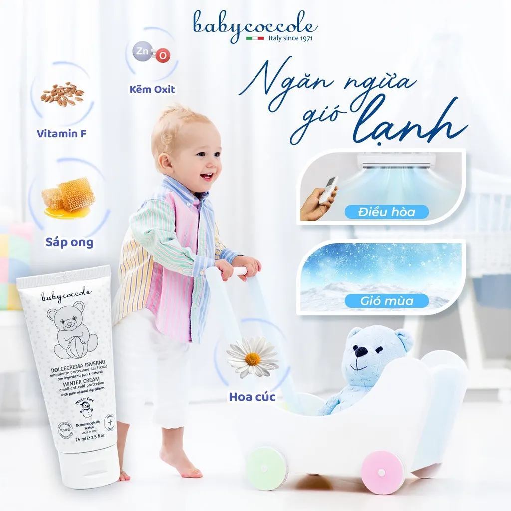 Ảnh Kem nẻ & giữ ấm cho bé 2in1 Babycoccole 0M+ dưỡng ẩm da trẻ em, em bé từ sơ sinh chiết xuất sáp ong và vitamin 75ml 4