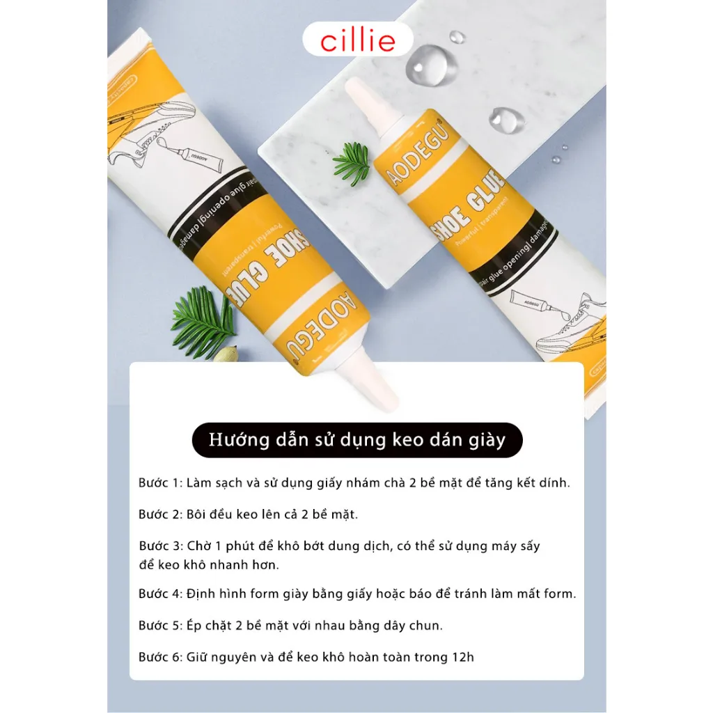 Ảnh Keo Dán Giày Dép Siêu Dính Chắc Chắn Trong Suốt An Toàn Với Da Tay 60ml 4