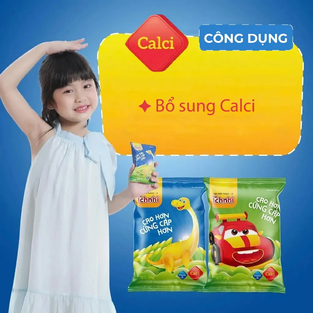 Ảnh Kẹo dẻo cho bé, bổ sung canxi , chất xơ, lợi khuẩn- Dây 10 gói 2