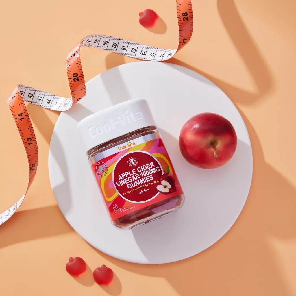 Ảnh Kẹo Dẻo Giấm Táo Vitamin B12 Hỗ Trợ Tiêu Hóa, Tăng Cường Miễn Dịch Coolvita  (60 viên x 3g)/hộp 2