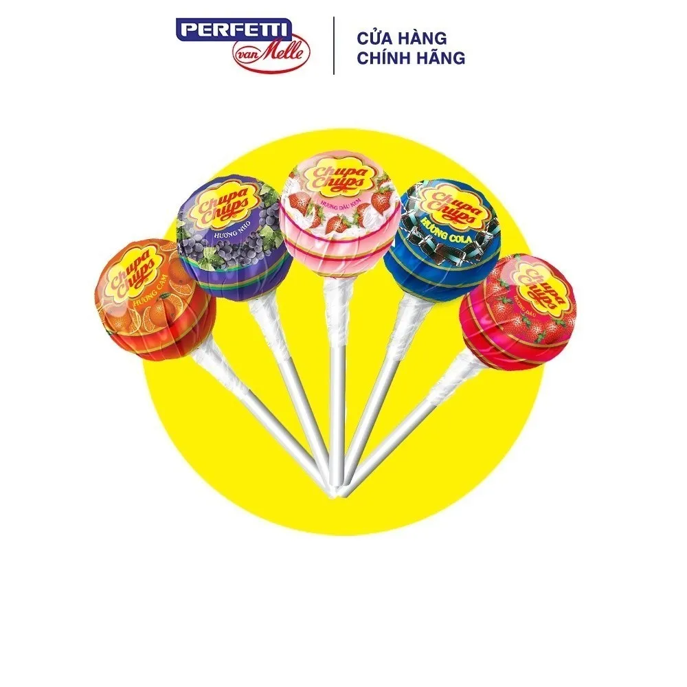 Ảnh Kẹo mút Chupa Chups hình dáng Bó hoa hồng hương trái cây (19 que kẹo) phù hợp tặng người thương nhân dịp đặc biệt 3
