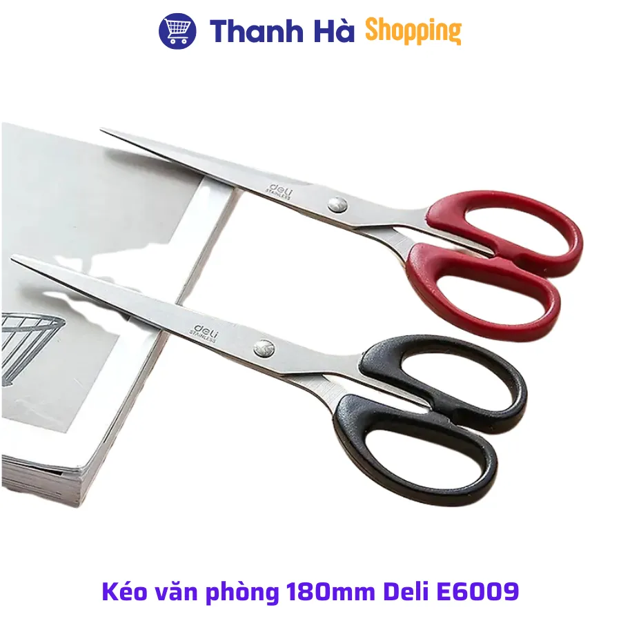 Ảnh Kéo văn phòng 180mm Deli E6009 3