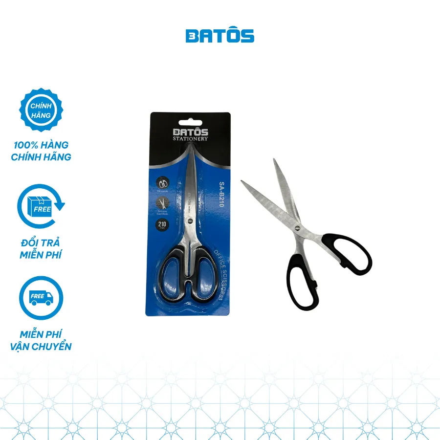 Ảnh Kéo văn phòng Batôs 3 kích thước 160mm, 180mm, 210mm. 4