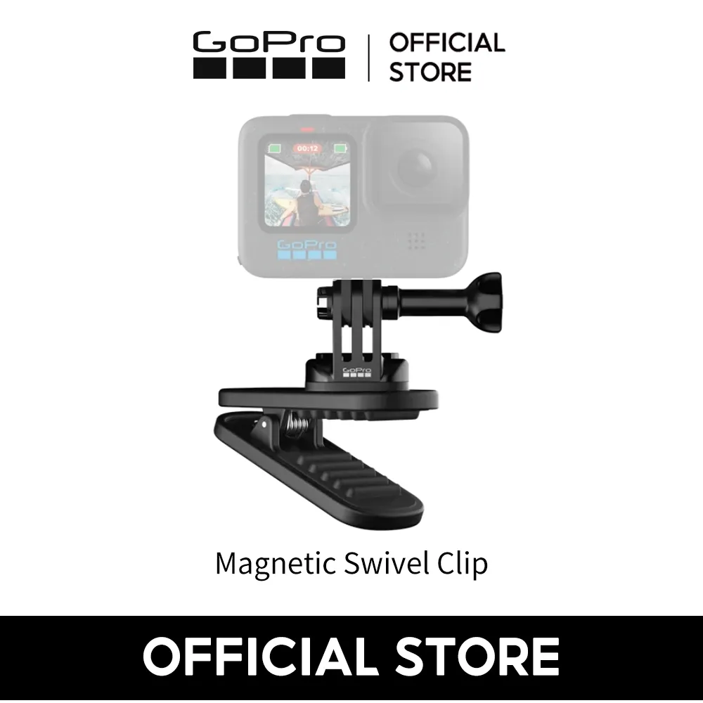 Ảnh Kẹp GoPro Magnetic Swivel Clip, kẹp vào dây đeo ba lô tương thích với tất cả Camera HERO 1