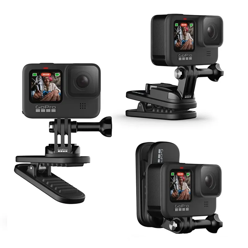 Ảnh Kẹp GoPro Magnetic Swivel Clip, kẹp vào dây đeo ba lô tương thích với tất cả Camera HERO 2