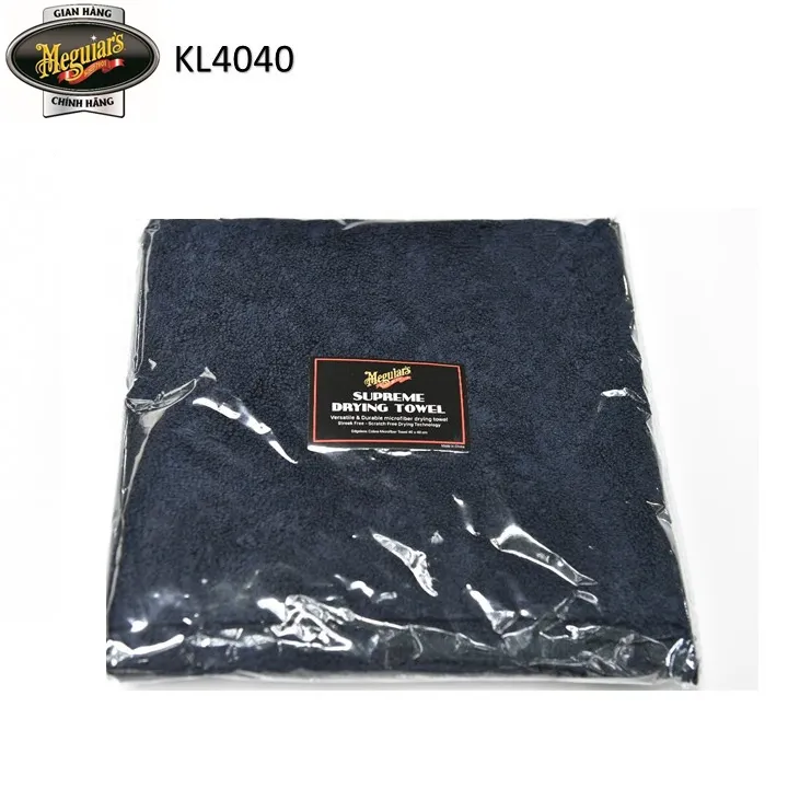 Ảnh Khăn lau xe microfiber cao cấp Meguiar's Supreme Drying (màu đen) - KL4040 1