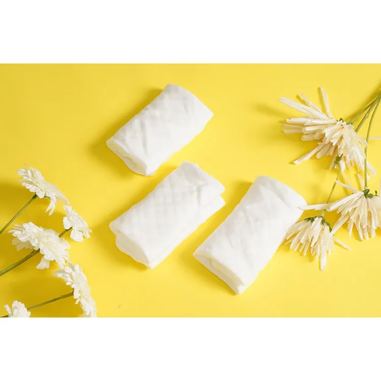 Ảnh Khăn Rửa Mặt, Khăn Sữa Bonny Sợi Tre Lụa 4 Lớp Siêu Mềm Và Thấm Hút (KT: 28x28Cm) 4