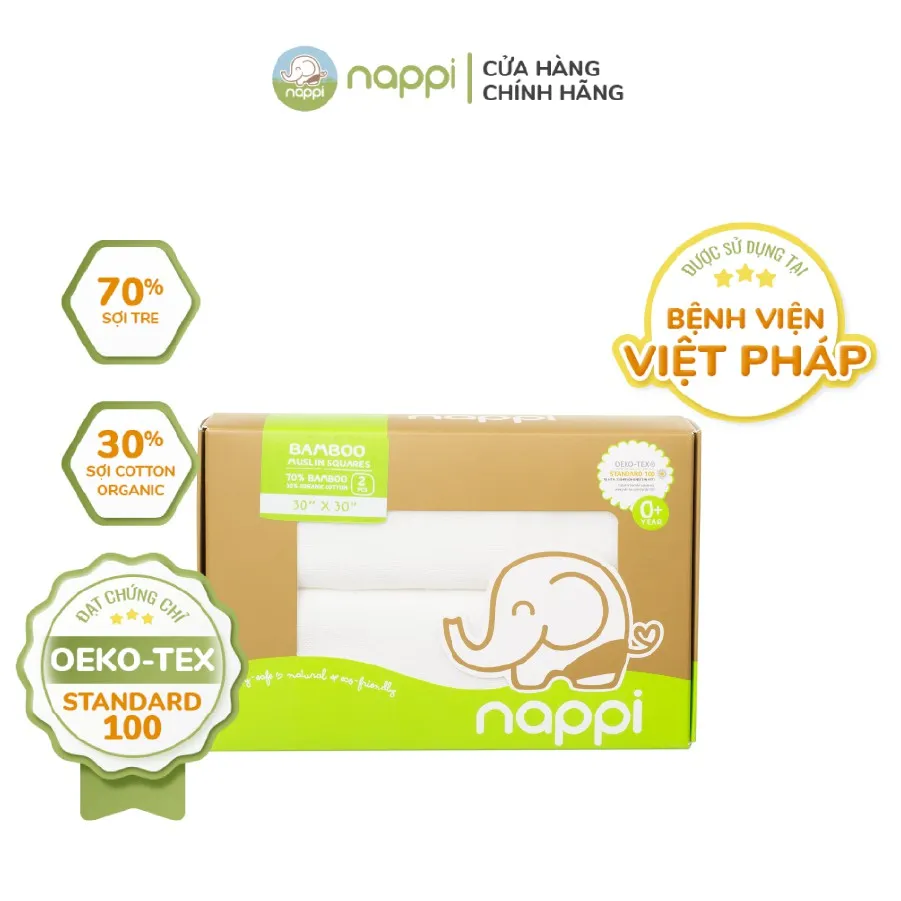 Ảnh Khăn sợi tre Nappi KT 77x77cm 1