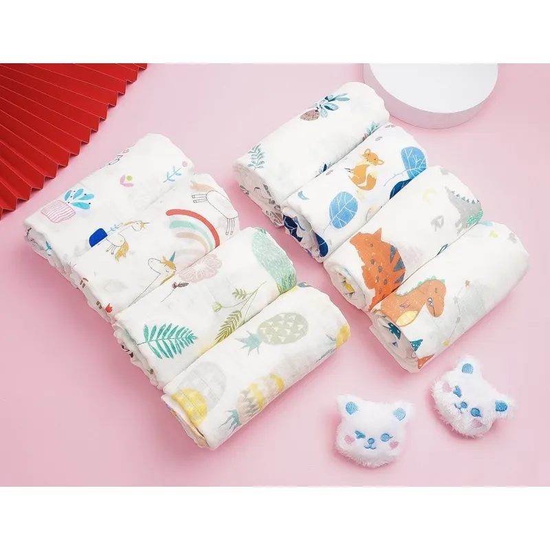 Ảnh Khăn Tắm BONNY Sợi Tre 2 Lớp Cỡ Lớn 1m1x1m2 Siêu Mềm Và Thấm Hút Dành Cho Bé (Được Chọn Họa Tiết) 1