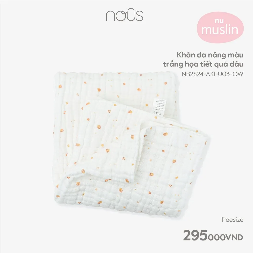 Ảnh Khăn tắm Nous xô Muslin 6 lớp ( 110x110cm ) 4