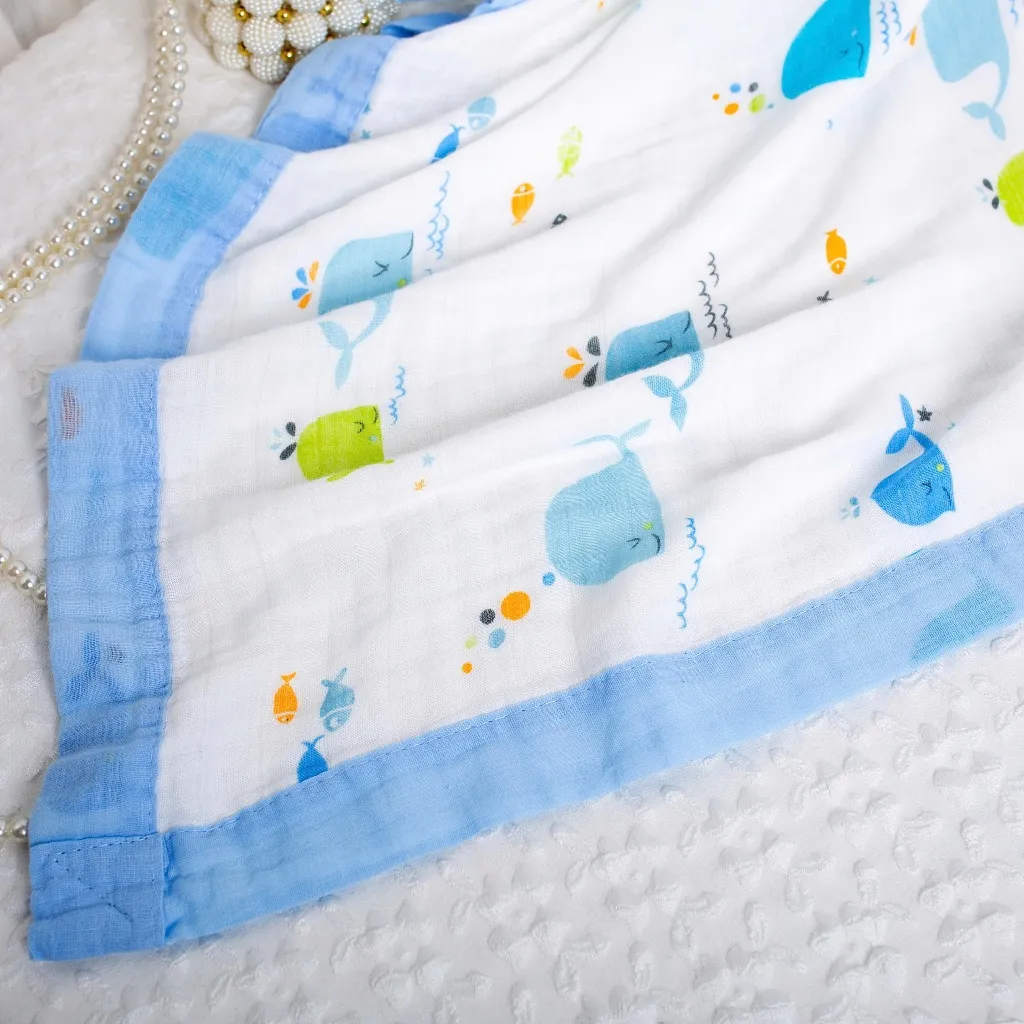 Ảnh Khăn Tắm Và Quấn Ủ Bonny Mềm Mịn Sang Xịn Cho Em Bé 2
