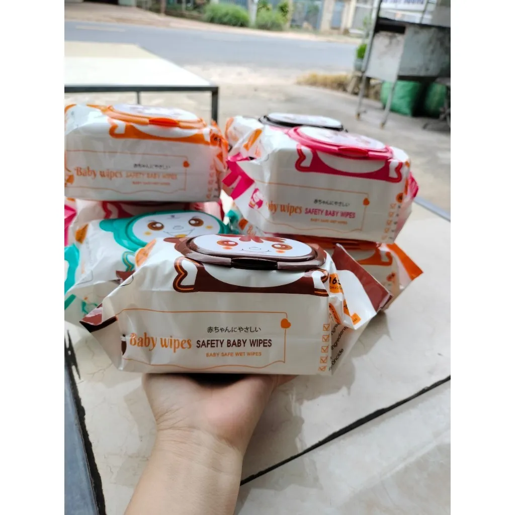 Ảnh Khăn Ướt Baby Wipes Gói 600gram An Toàn Cho Da Bé 2