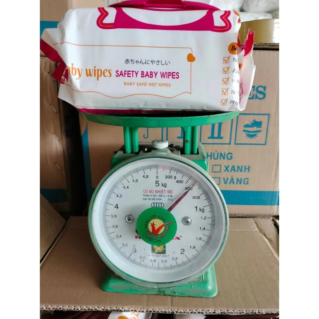 Ảnh Khăn Ướt Baby Wipes Gói 600gram An Toàn Cho Da Bé 4