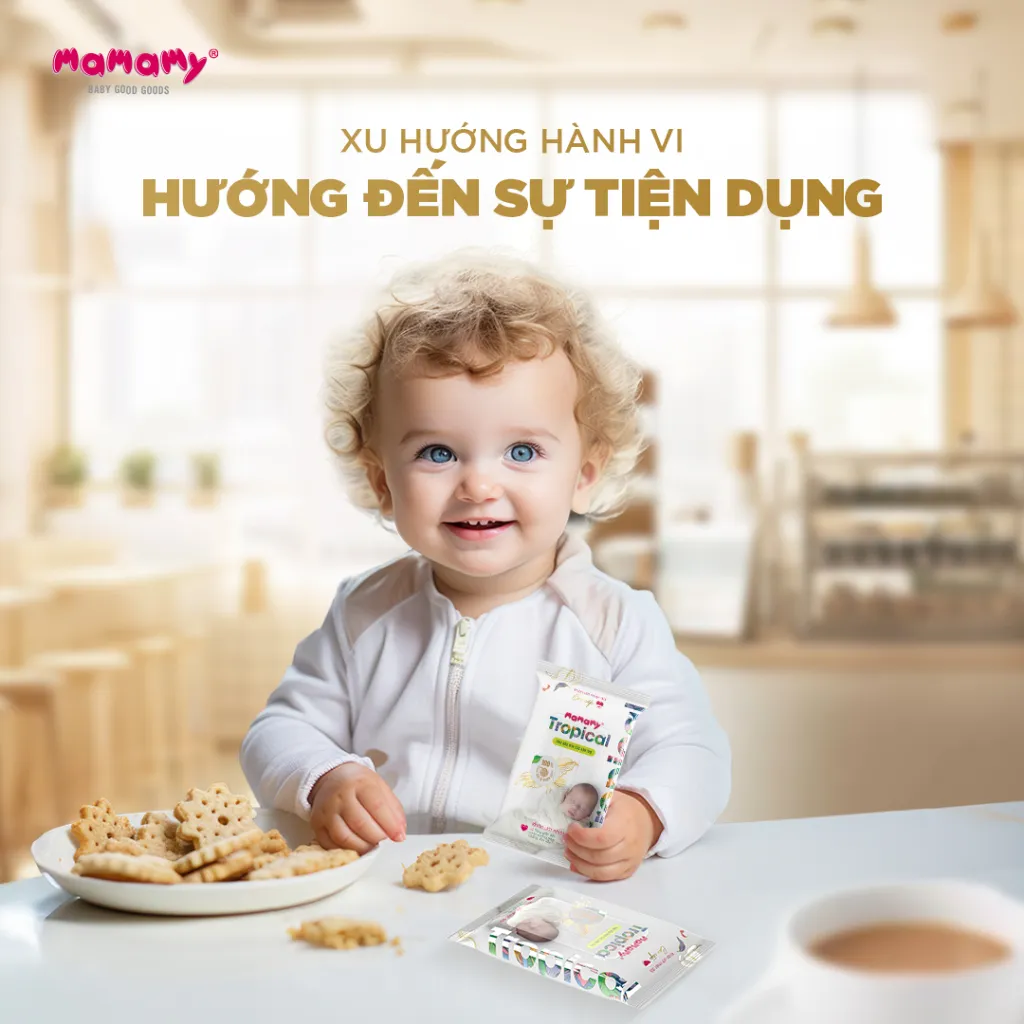 Ảnh Khăn ướt Mamamy Tropical cho mẹ và bé gói 10 tờ tinh dầu cúc vạn thọ, nhỏ gọn, bỏ túi tiện lợi 3