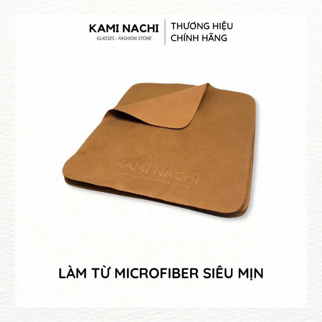 Ảnh Khăn vi sợi lau kính cao cấp chuyên dụng KAMI NACHI - Lau mắt kính cận, mặt kính điện thoại 2