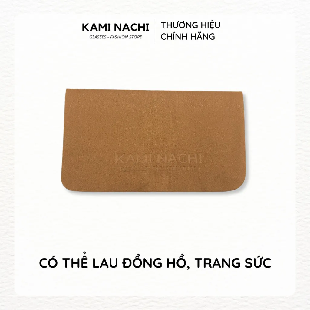 Ảnh Khăn vi sợi lau kính cao cấp chuyên dụng KAMI NACHI - Lau mắt kính cận, mặt kính điện thoại 4