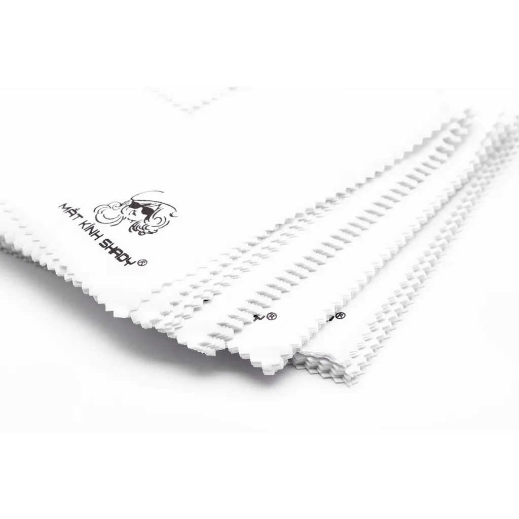Ảnh Khăn Xám / Trắng Lau Kính Chất Vải Mịn SHADY (Nhiều màu) 3