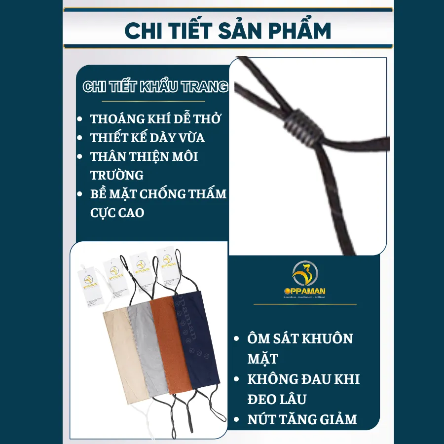 Ảnh Khẩu trang kf94 khẩu trang đẹp nâu xịn thời trang chống tia uv cao cấp chống nắng tốt OKT5 OPPAMAN 4