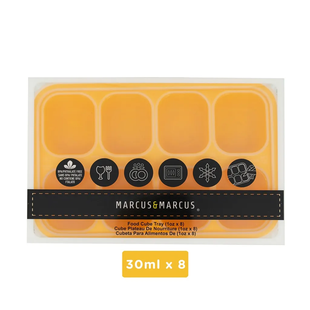 Ảnh Khay silicon trữ đông đồ ăn dặm cho bé Marcus & Marcus – Lola (30ml x 8 ngăn) 2