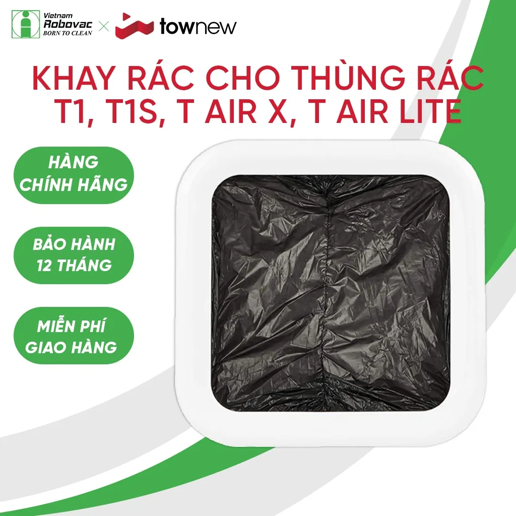 Ảnh Khay Đựng Rác/ Túi rác Thùng rác Thông Minh Townew T1, T1S, T Air X, T Air Lite – Hàng Chính Hãng 2