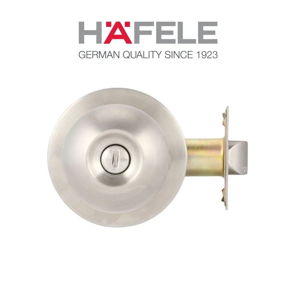 Ảnh Khóa Tay Nắm Tròn Cửa WC Loại Lớn Hafele BS70MM - 911.64.246 3